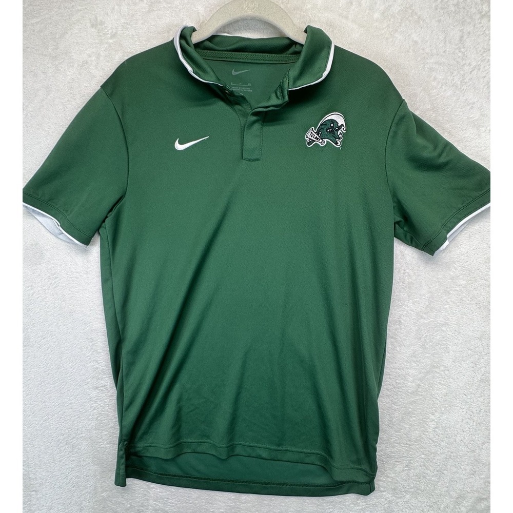 Tulane Green Wave Nike Dri-FIT Polo Shirt Men's S Green NCAA Performance Golf